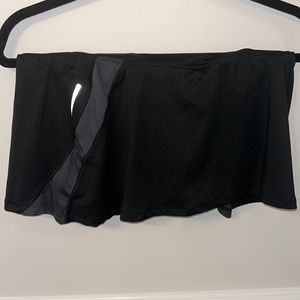 Black Champion tennis Skort